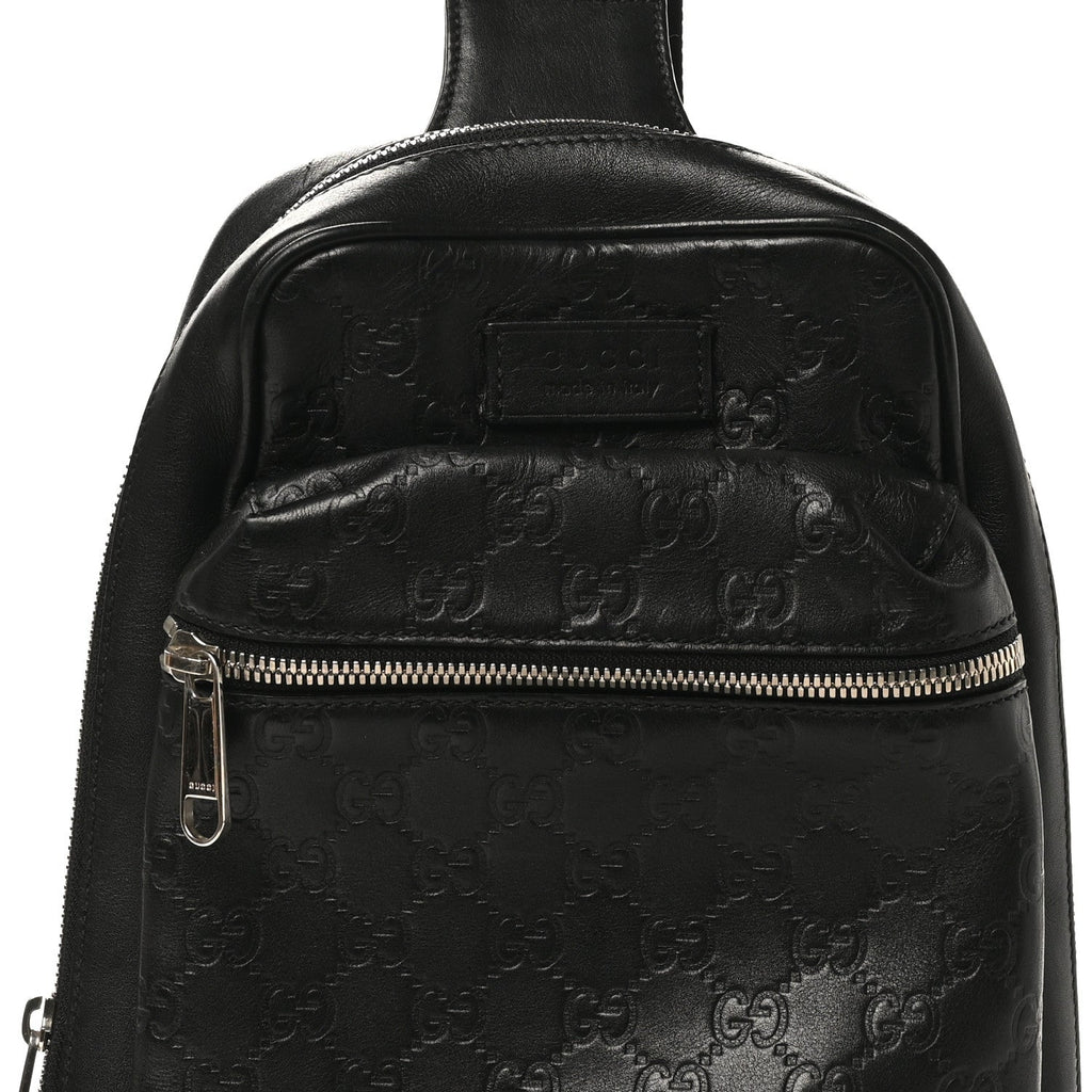 Guccissima Sling Backpack Black £¨ Direct shipment via from wholesalehk.shop