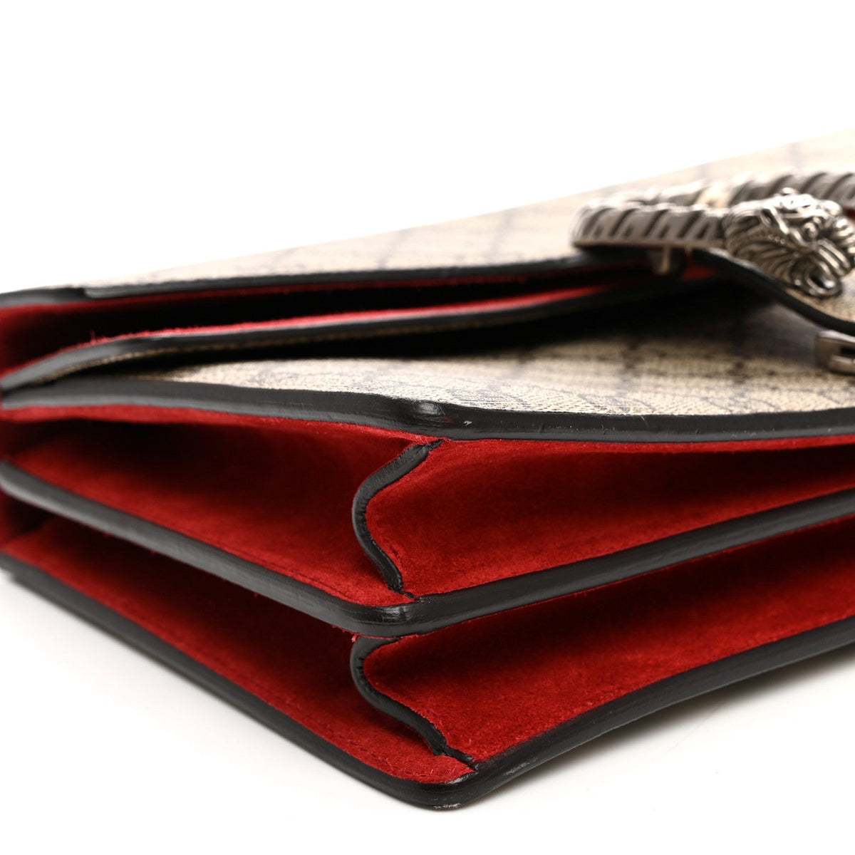 GG Supreme Monogram Small Dionysus Shoulder Bag Red wholesalehk.shop
