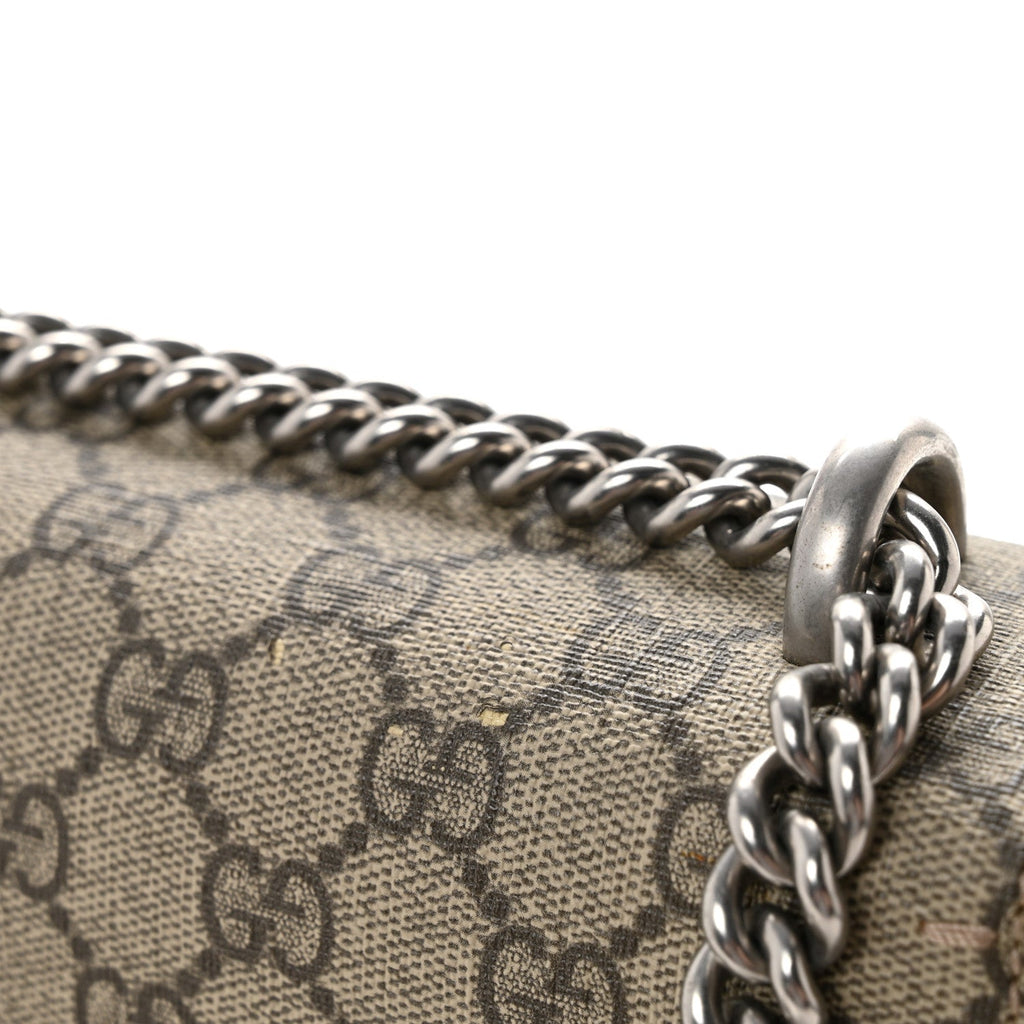GG Supreme Monogram Small Dionysus Shoulder Bag Taupe wholesalehk.shop