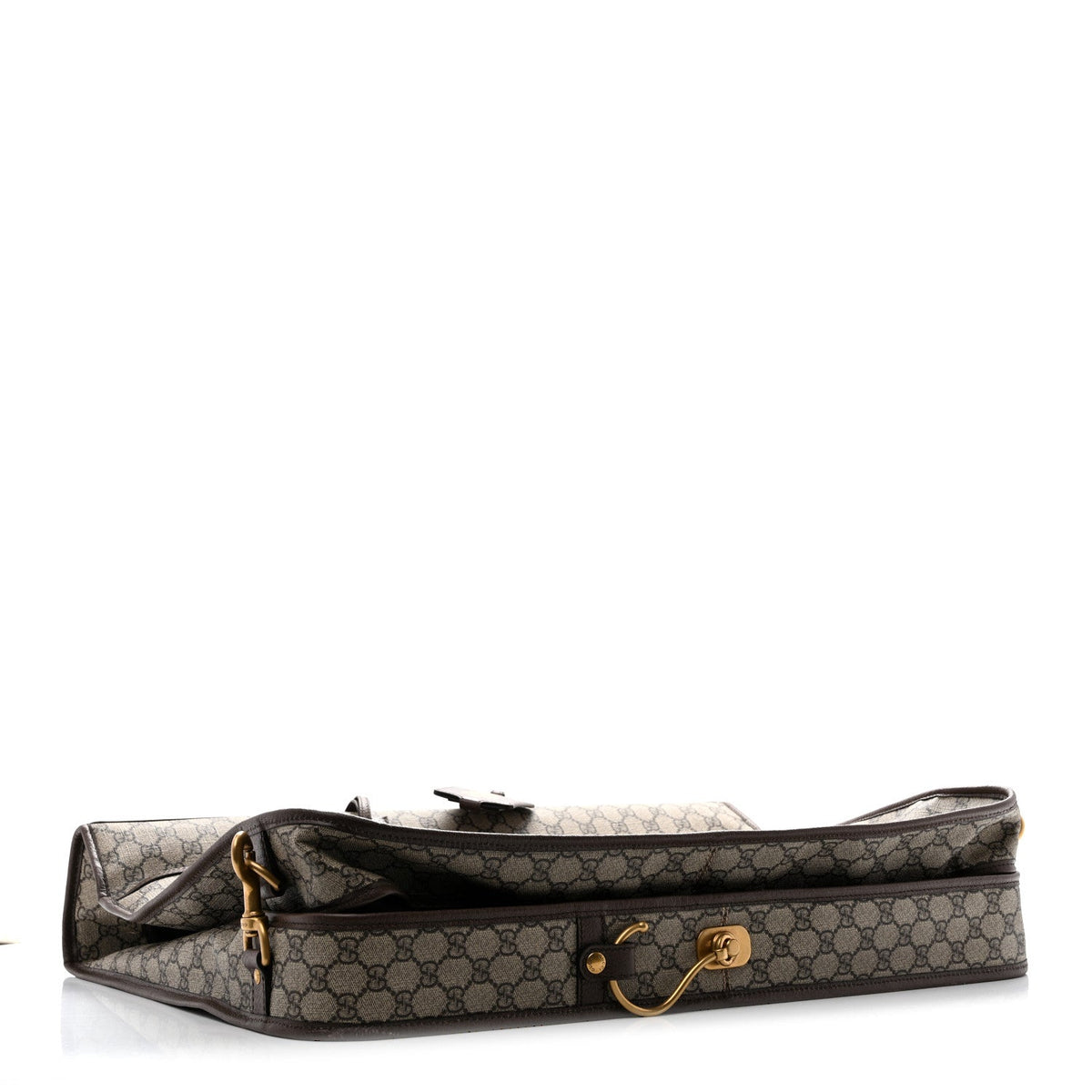 GG Supreme Monogram Textured Dollar Calfskin Web Ophidia Savoy Garment Bag Beige Ebony New Acero wholesalehk.shop