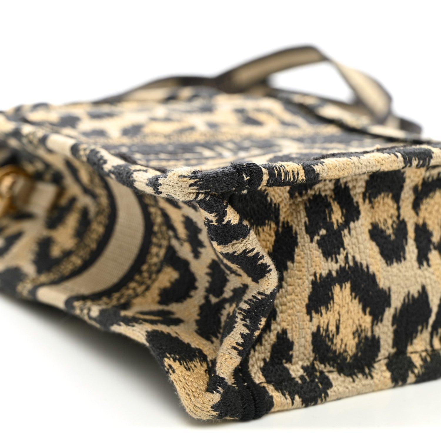 Canvas Mizza Embroidered Mini Book Tote Phone Bag Beige £¨ Direct shipment via from wholesalehk.shop