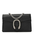 Calfskin Super Mini Dionysus Shoulder Bag Black wholesalehk.shop