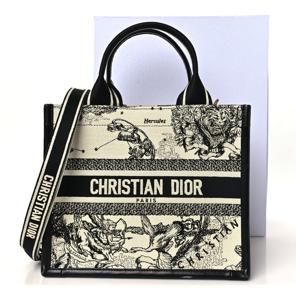 Calfskin Dioriviera Toile De Jouy Small Book Tote With Strap Latte Multicolor £¨ Direct shipment via from wholesalehk.shop