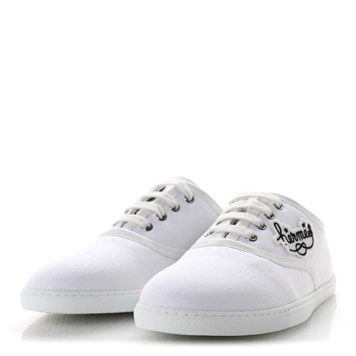 Canvas Embroidered Innocent Sneakers 41 White wholesalehk.shop