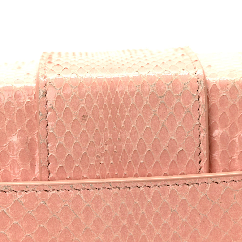 Snakeskin 30 Montaigne Box Bag Rose Clair wholesalehk.shop