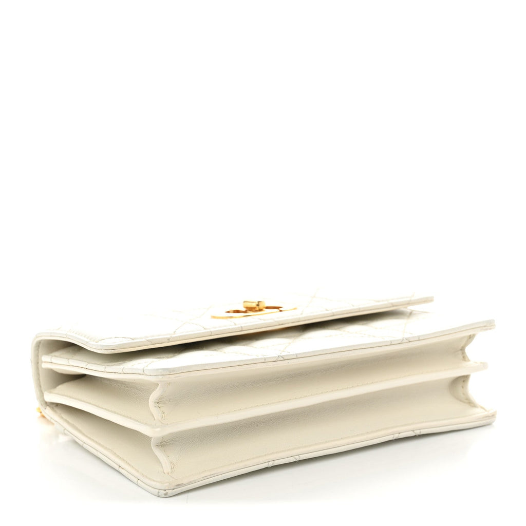 Lambskin Macrocannage Mini Miss Caro Bag Latte wholesalehk.shop