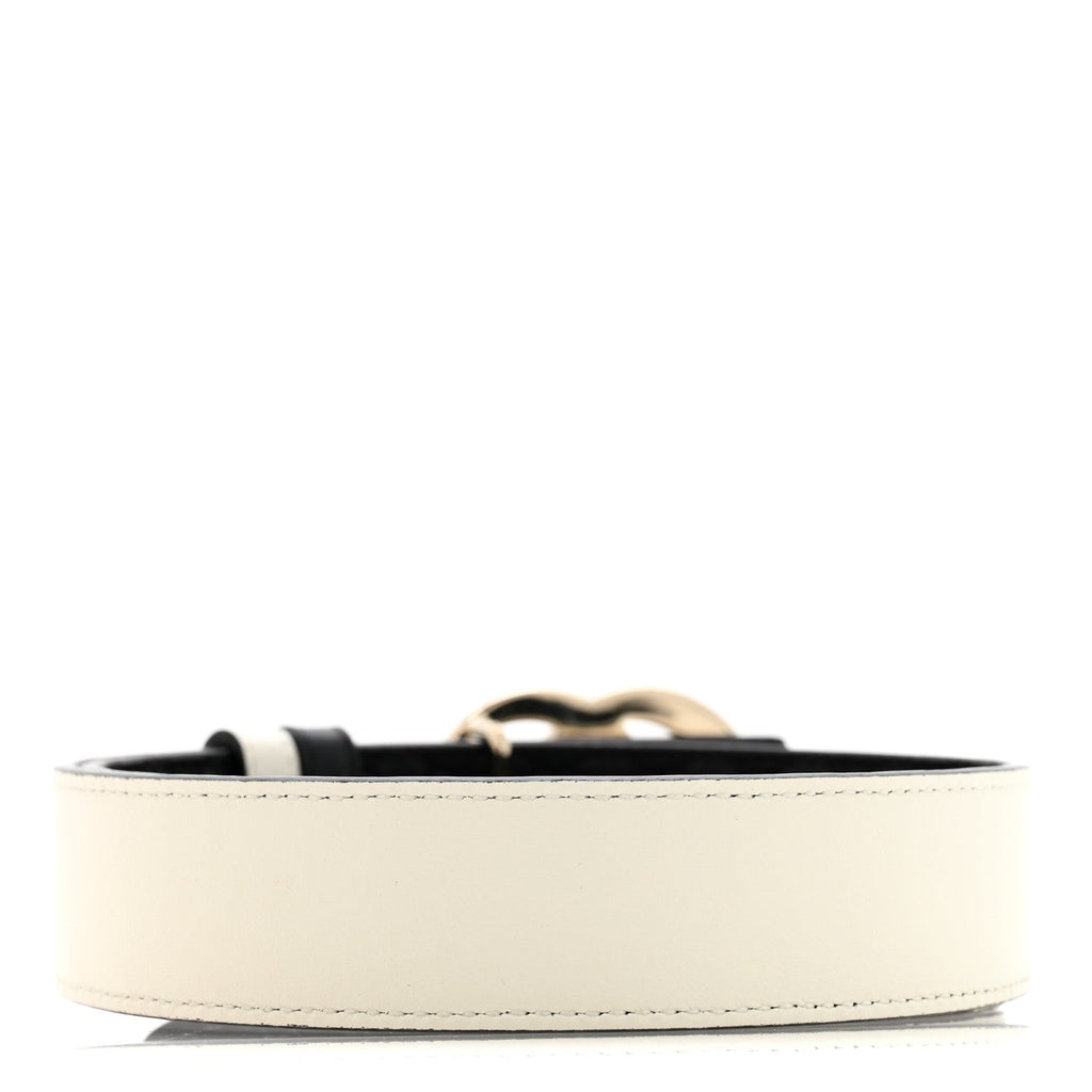 Guccissima Double G Reversible Belt 75 30 Black White £¨ Direct shipment via from wholesalehk.shop