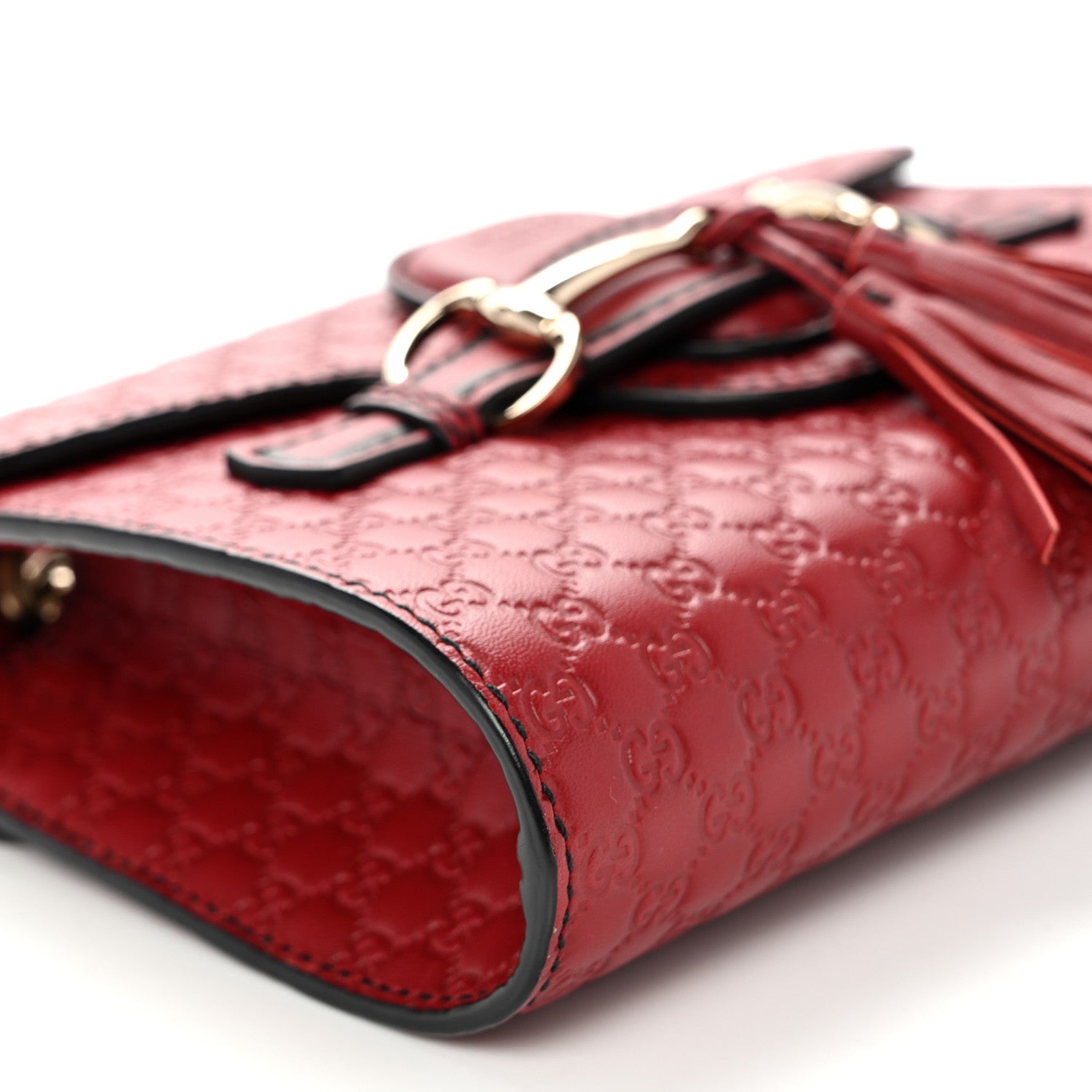 Soft Microguccissima Mini Emily Chain Shoulder Bag Rosso £¨ Direct shipment via from wholesalehk.shop