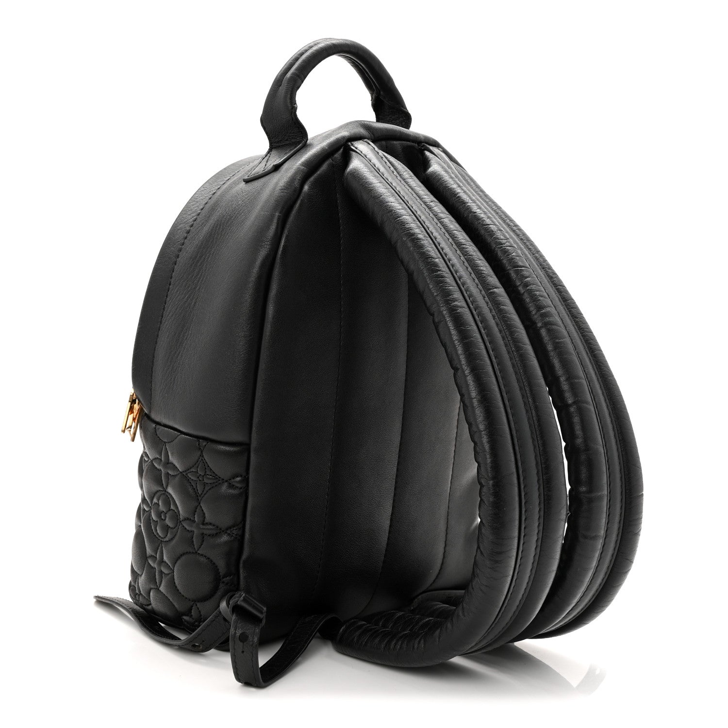 Lambskin Flower Quilted Palm Springs Backpack PM Black £¨ Direct shipment via from wholesalehk.shop