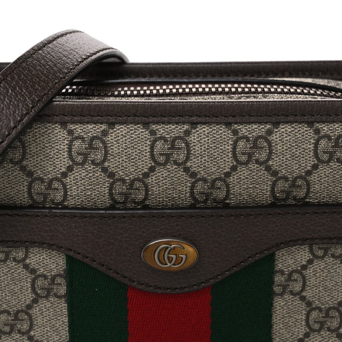GG Supreme Monogram Web Ophidia Crossbody Bag Beige New Acero wholesalehk.shop