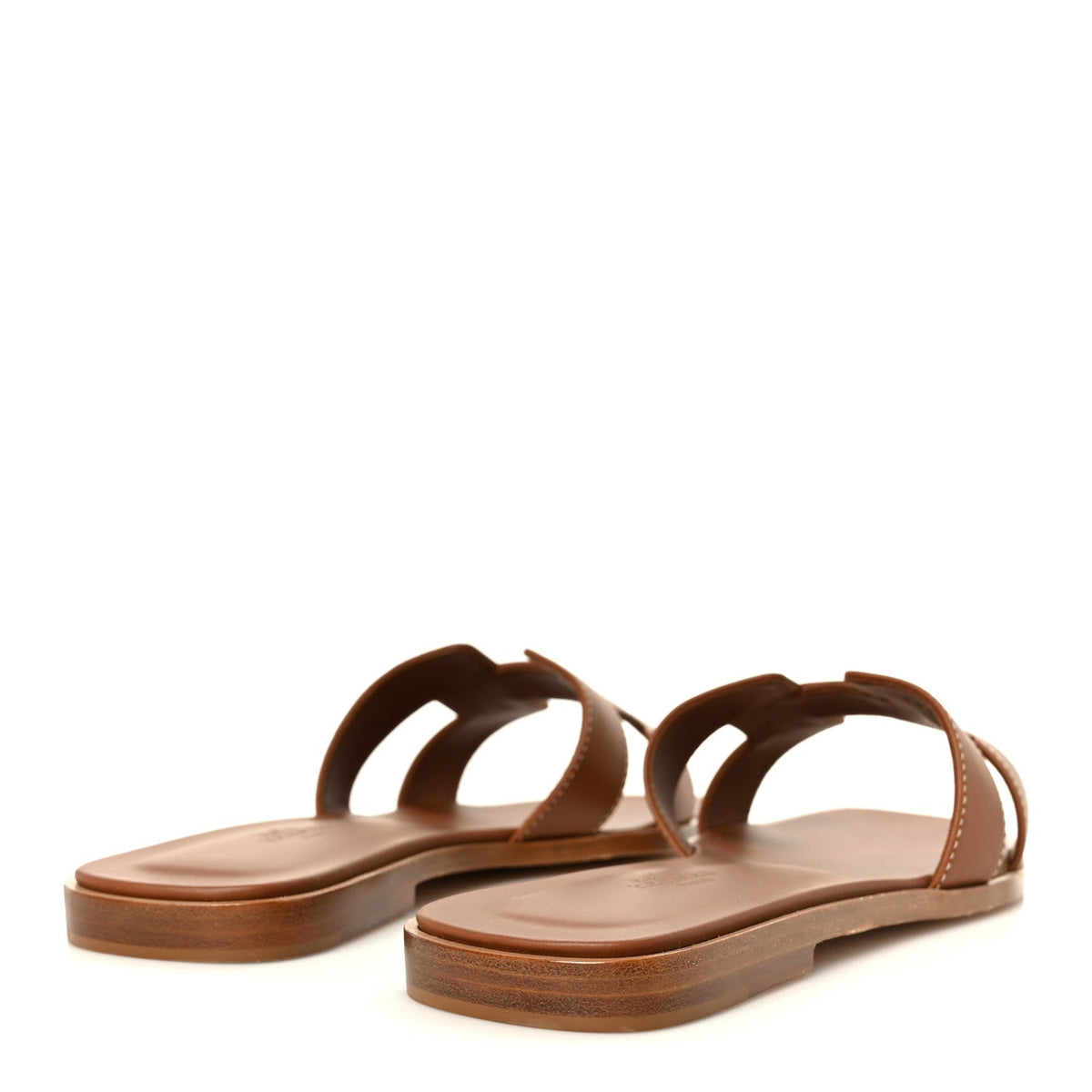 Box Calfskin Oran Sandals 37.5 Gold wholesalehk.shop