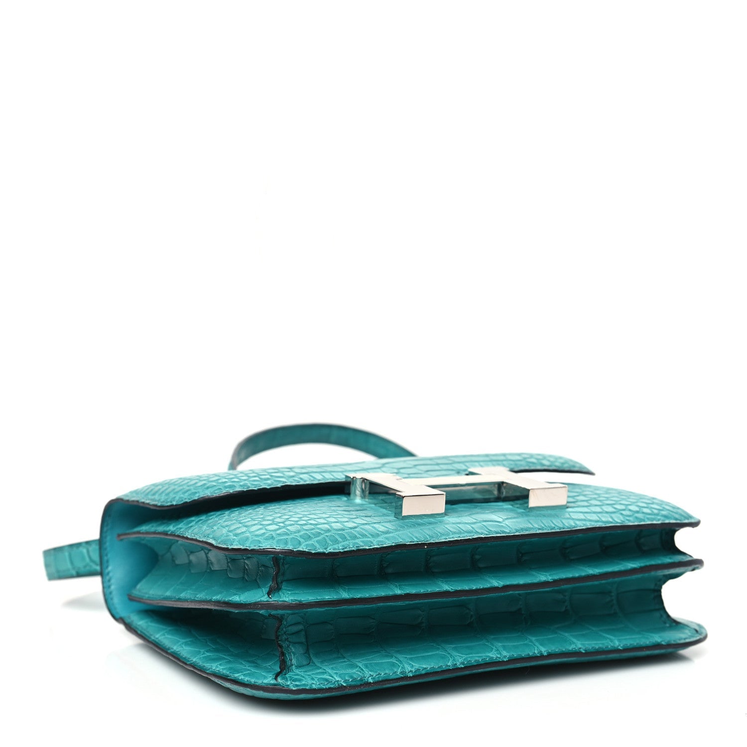 Matte Alligator Constance 18 Bleu Paon £¨ Direct shipment via from wholesalehk.shop