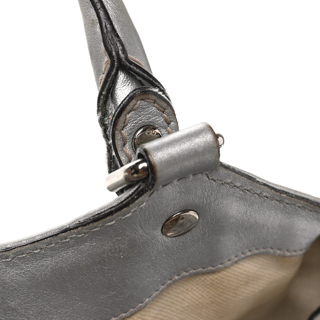 Guccissima Large Sukey Tote Silver £¨ Direct shipment via from wholesalehk.shop