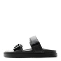 Grained Calfskin Sunset Comfort Flat Sandals 38 Black £¨ Direct shipment via from wholesalehk.shop