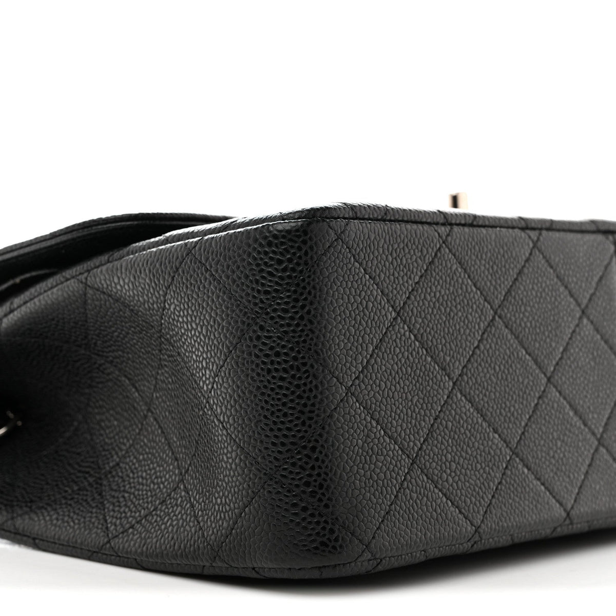 Caviar Quilted Jumbo Double Flap Black wholesalehk.shop