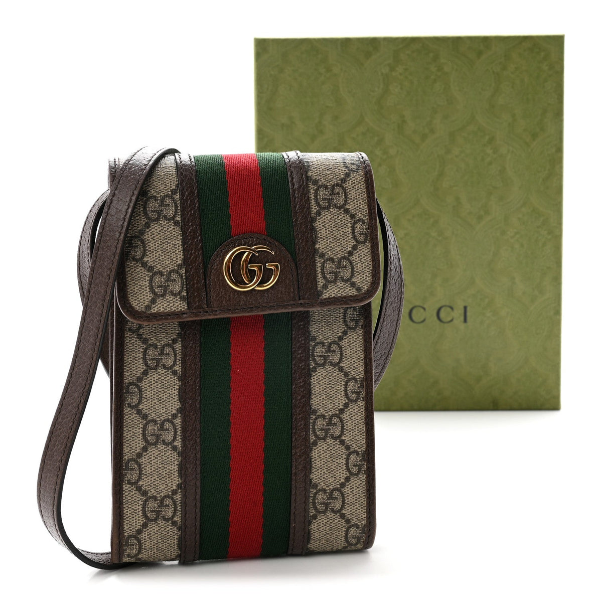 GG Supreme Monogram Web Mini Ophidia Crossbody Bag Beige New Acero wholesalehk.shop