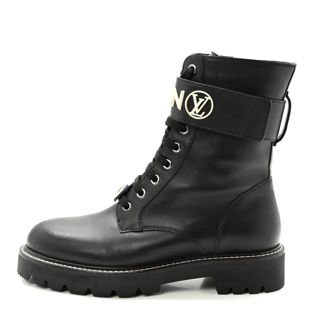 Calfskin Territory Flat Ranger Boots 38 Black £¨ Direct shipment via from wholesalehk.shop
