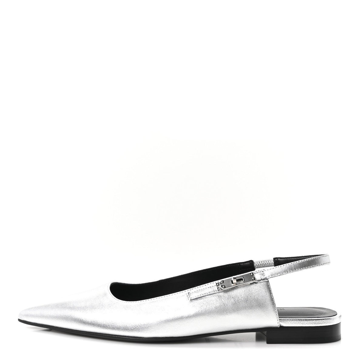 Nappa Lovely Slingback Flats 40 Gris Argent wholesalehk.shop