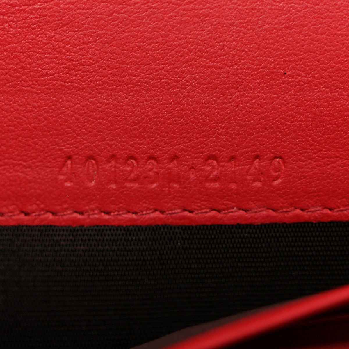GG Supreme Monogram Mini Dionysus Chain Wallet Beige Vulcanic Red wholesalehk.shop