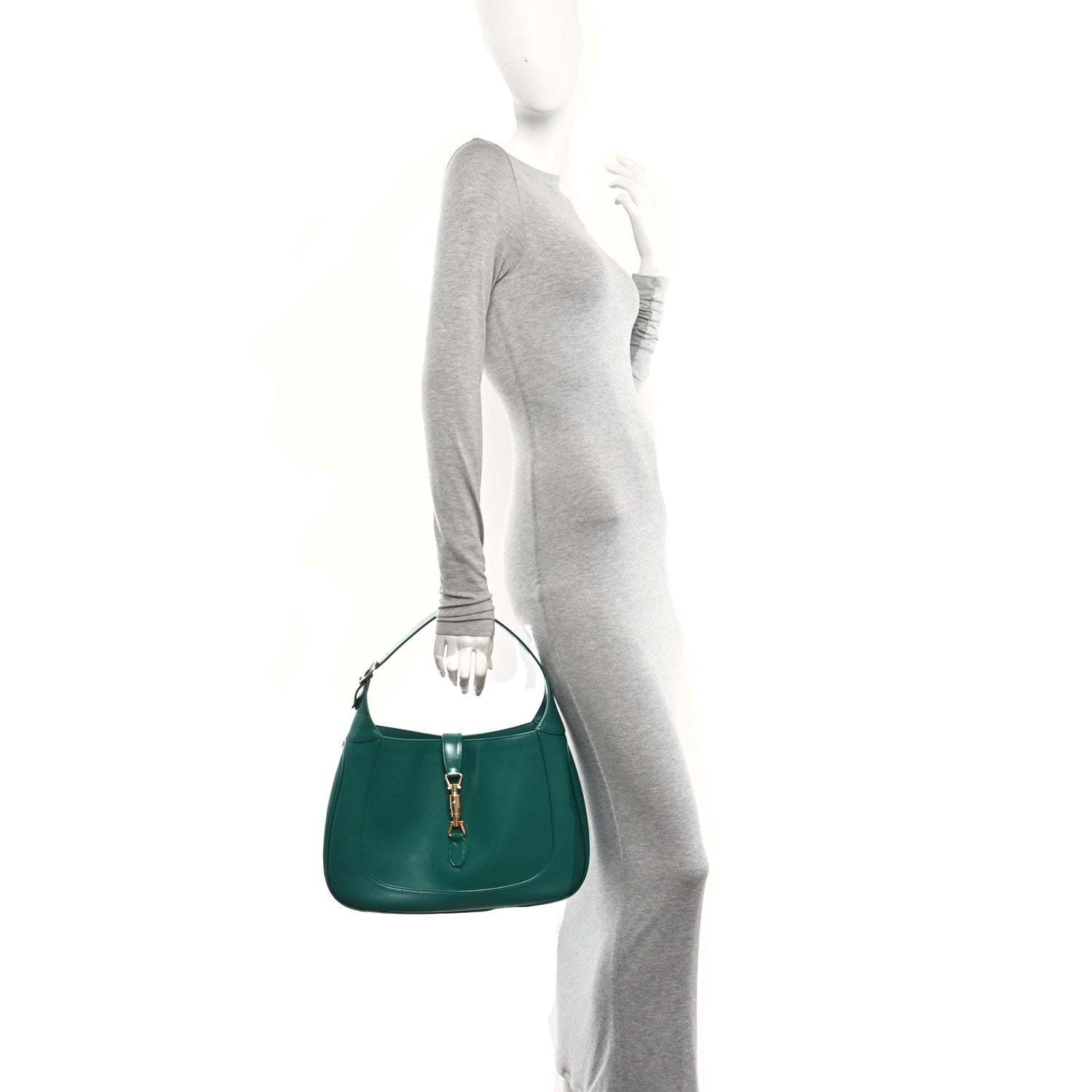 Boarded Dyana Lux Calfskin Medium Jackie 1961 Hobo Hobo Emerald £¨ Direct shipment via from wholesalehk.shop