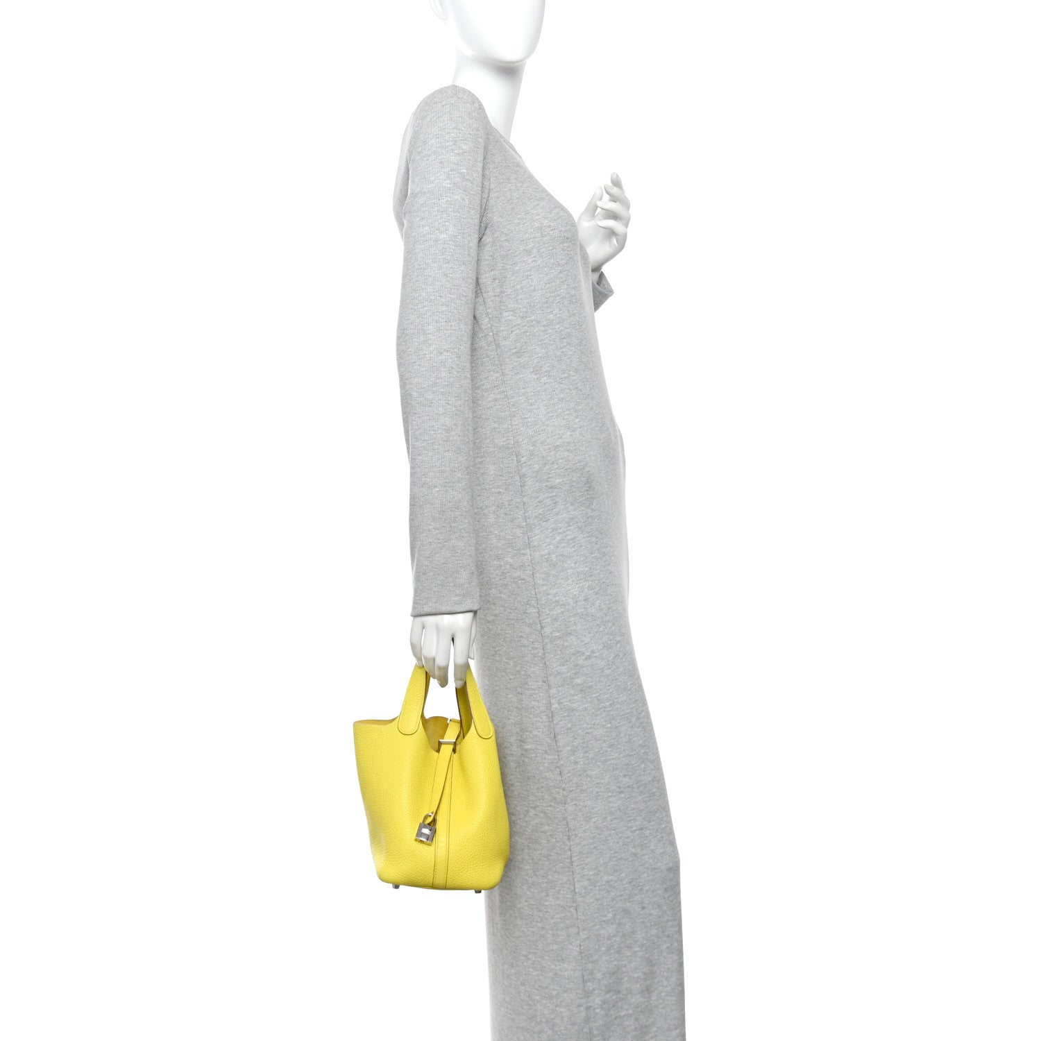 Taurillon Clemence Picotin Lock 18 PM Lime £¨ Direct shipment via from wholesalehk.shop