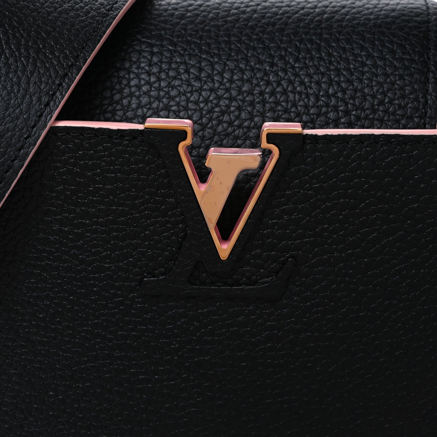 Taurillon Capucines BB Black Pink £¨ Direct shipment via from wholesalehk.shop