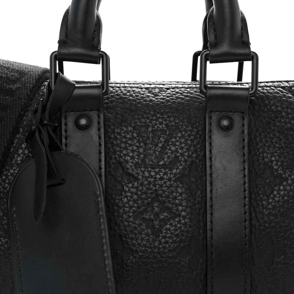 Monogram Taurillon Keepall Bandouliere 25 Black wholesalehk.shop