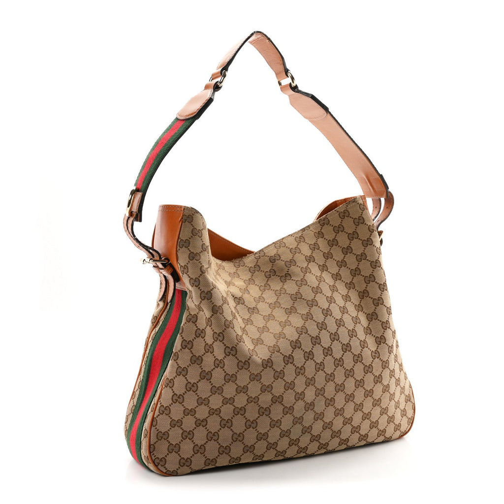 Monogram Medium Heritage Shoulder Bag Light Tobacco wholesalehk.shop