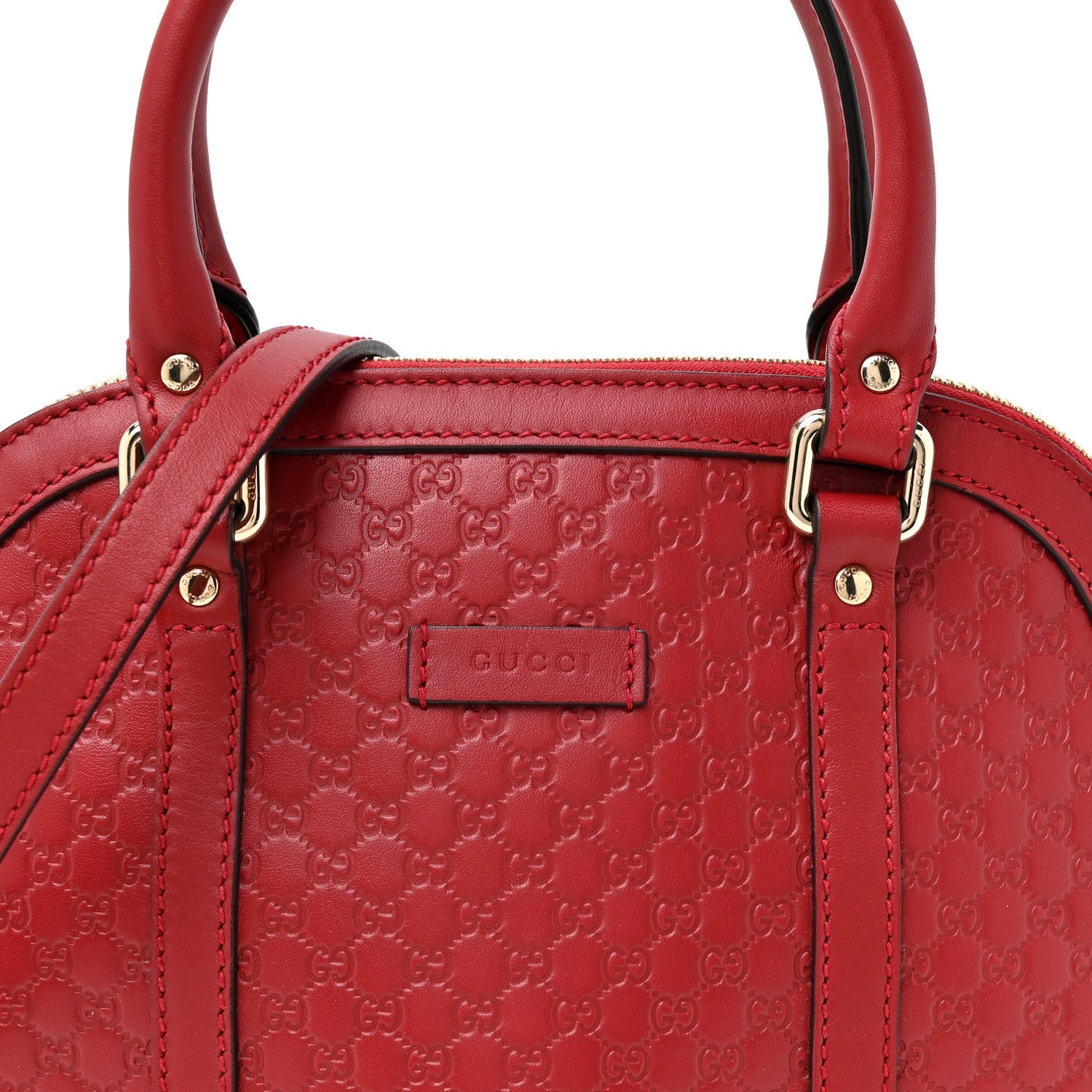 Soft Microguccissima Mini Dome Bag Rosso £¨ Direct shipment via from wholesalehk.shop