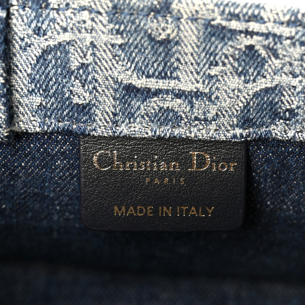 Denim Oblique Mini Book Tote With Strap Blue £¨ Direct shipment via from wholesalehk.shop
