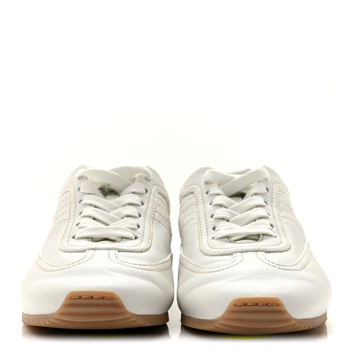 Supple Calfskin Master Sneakers 37 Beige Glaise wholesalehk.shop