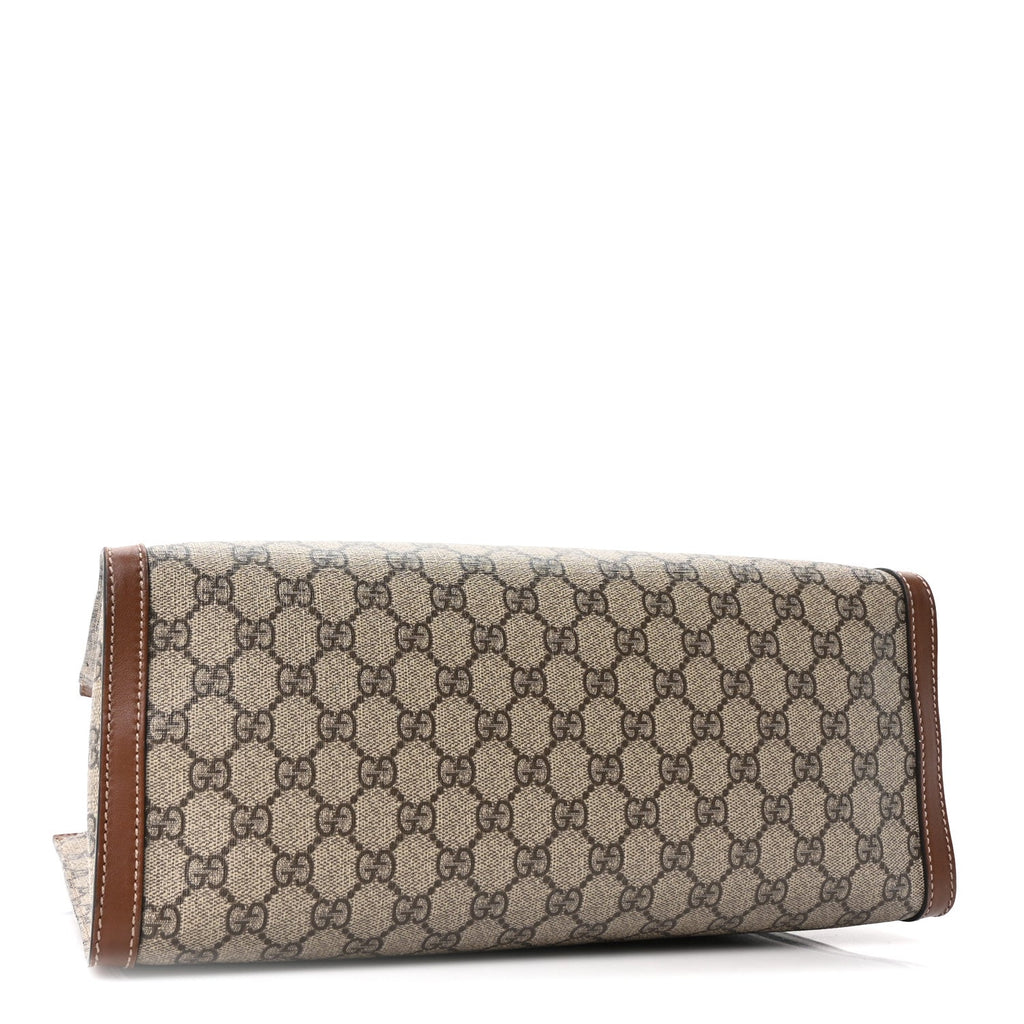 GG Supreme Monogram Medium Padlock Tote Beige Cuir £¨ Direct shipment via from wholesalehk.shop