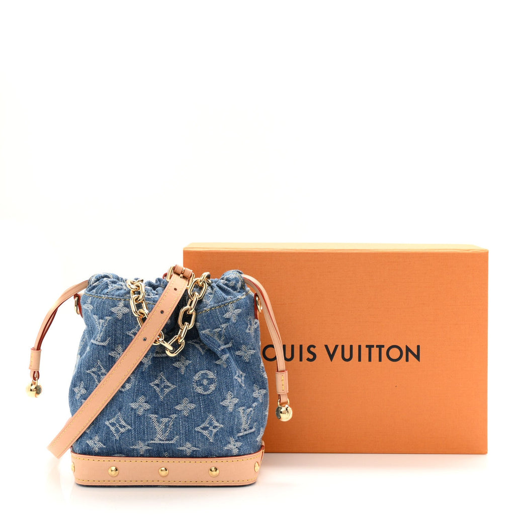 Monogram Denim Nano Noe Blue £¨ Direct shipment via from wholesalehk.shop