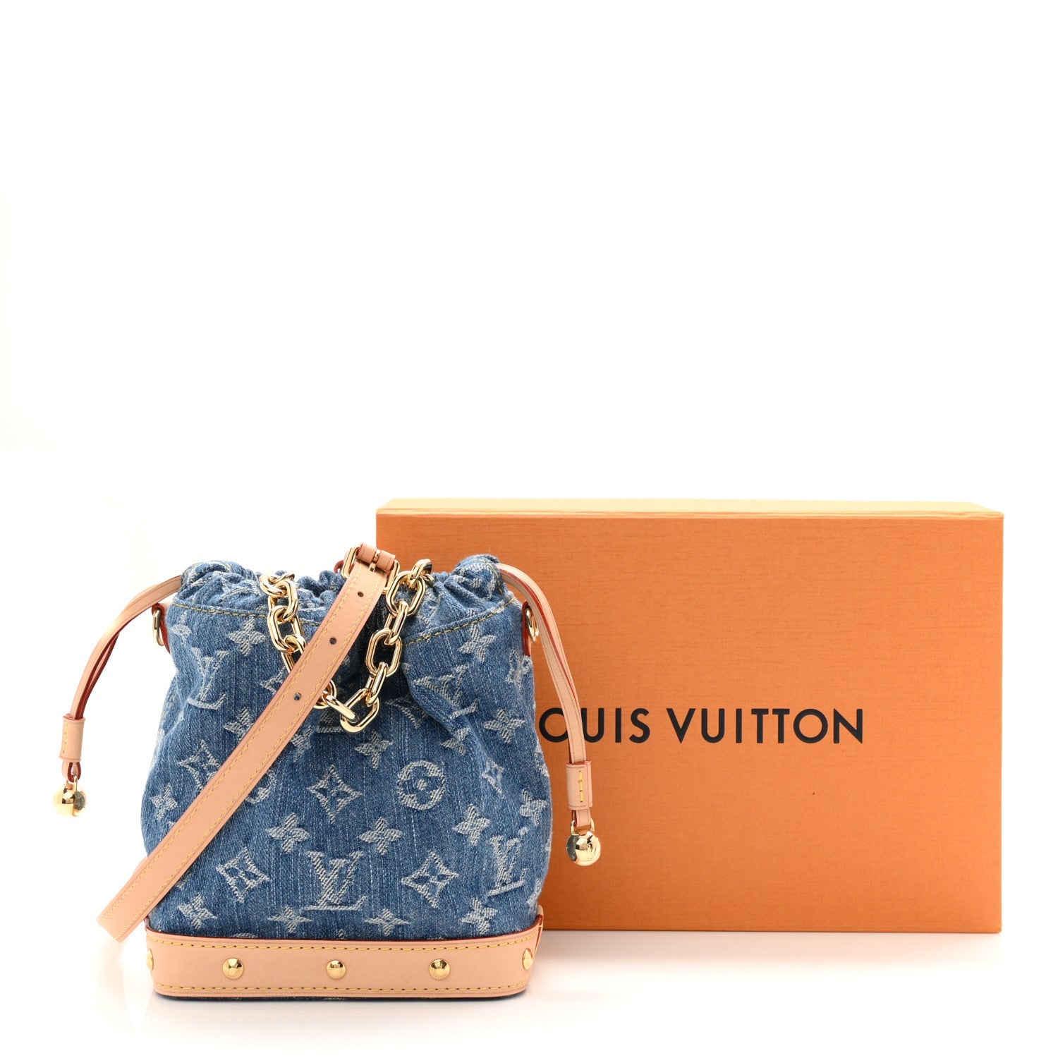 Monogram Denim Nano Noe Blue £¨ Direct shipment via from wholesalehk.shop