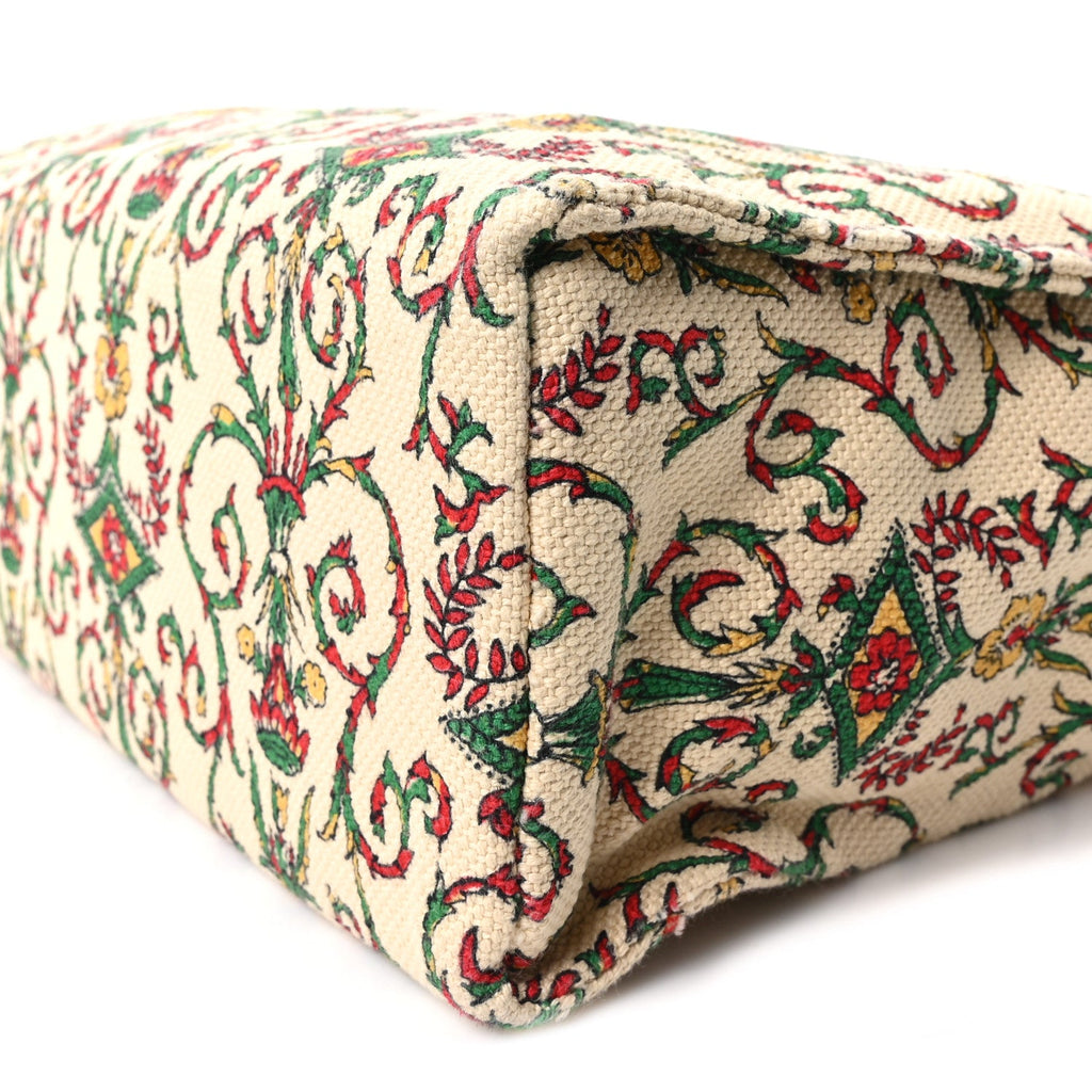 Canvas Garden Store Floral Vertical Tote Multicolor wholesalehk.shop