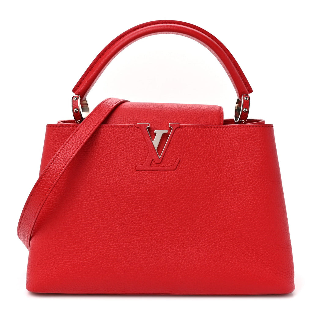 Taurillon Capucines PM Rubis £¨ Direct shipment via from wholesalehk.shop