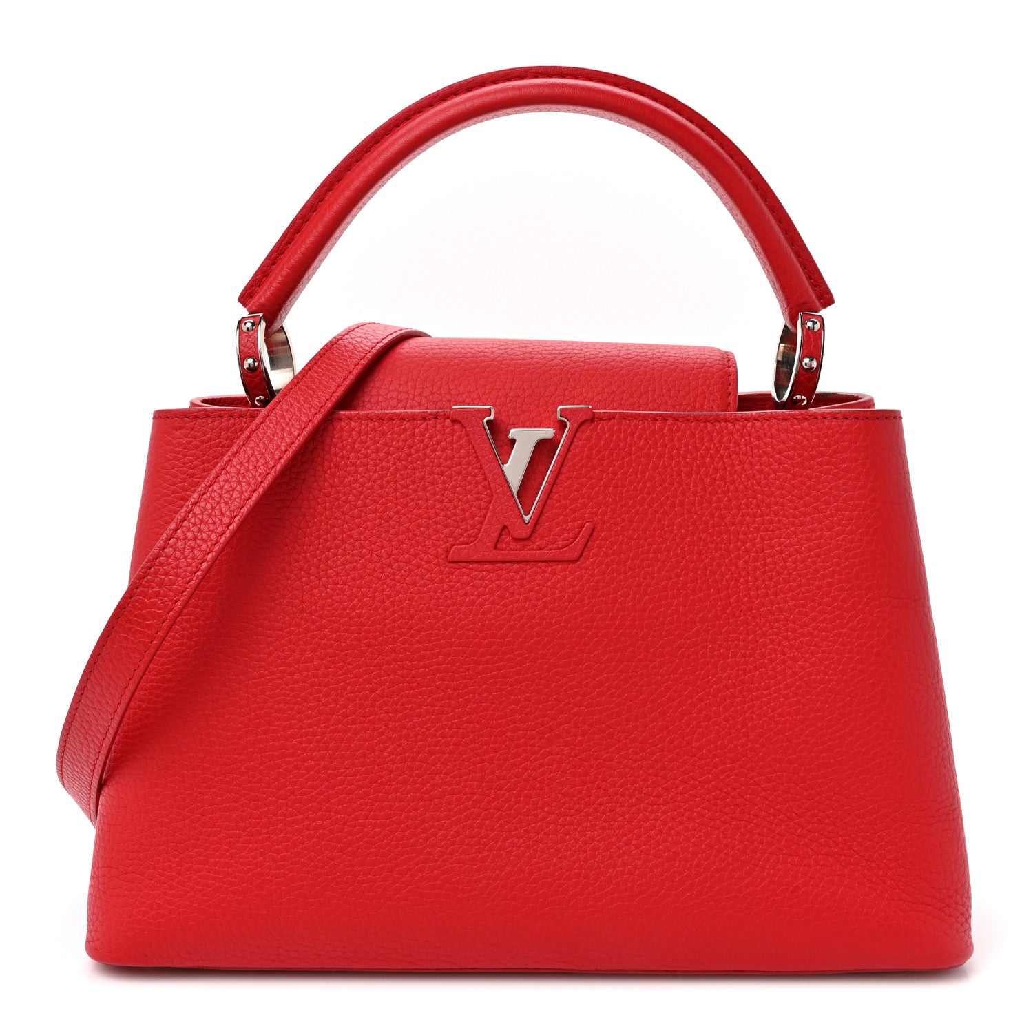 Taurillon Capucines PM Rubis £¨ Direct shipment via from wholesalehk.shop