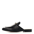 Glamour Calfskin Guccissima Womens Princetown Slippers 37.5 Black £¨ Direct shipment via from wholesalehk.shop