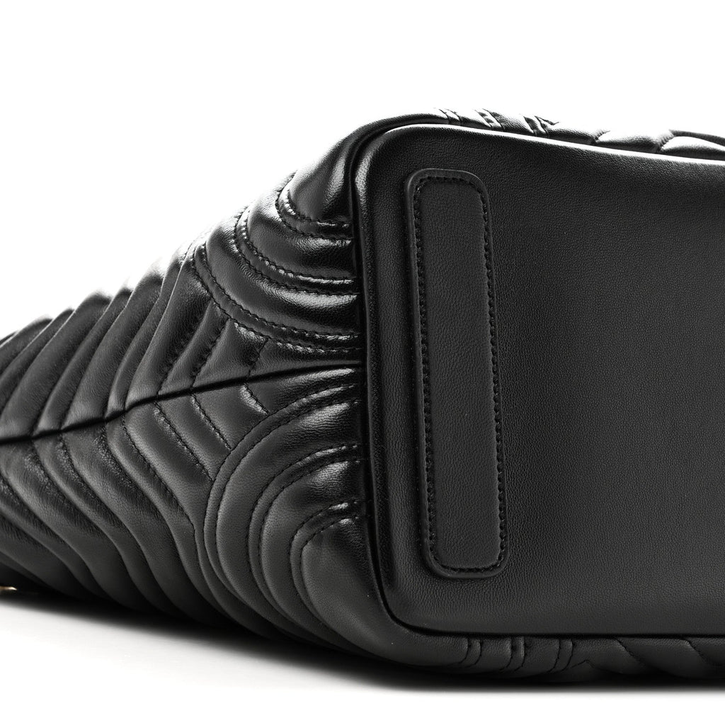 Lambskin Matelasse Medium GG Betty Tote Bag Black wholesalehk.shop