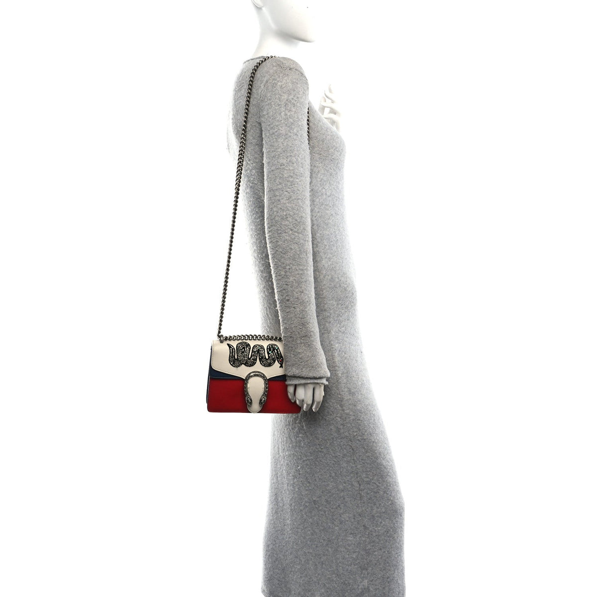 Calfskin Crystal Snake Embroidered Mini Dionysus Shoulder Bag Mystic White Hibiscus Red Blue Agata wholesalehk.shop