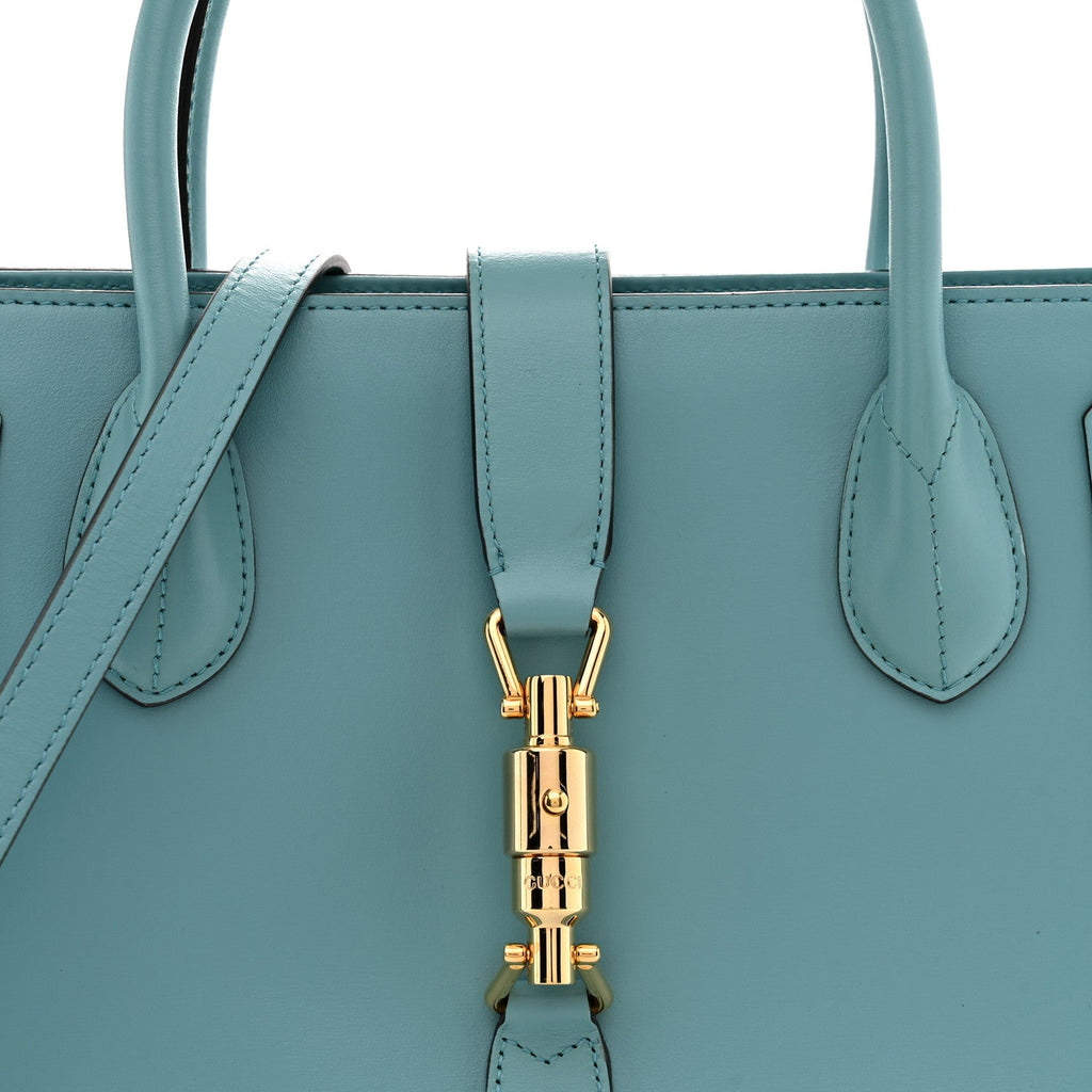 Boarded Plutone Calfskin Medium Jackie 1961 Tote Dusty Azure £¨ Direct shipment via from wholesalehk.shop