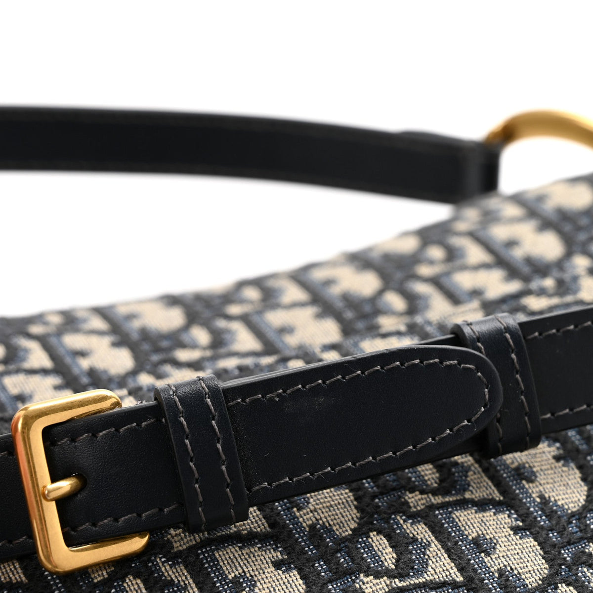 Oblique Saddle Bag With Strap Blue wholesalehk.shop