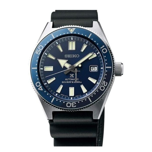 Seiko Prospex Analogue Automatic Diver Blue Dial Black Rubber Strap Watch For Men - SPB053J1 wholesalehk.shop