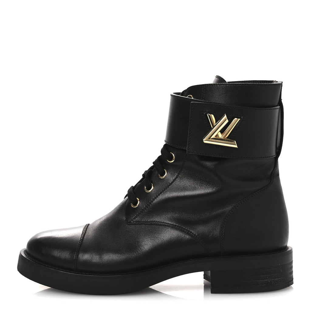 Calfskin Wonderland Ranger Boots 37.5 Black £¨ Direct shipment via from wholesalehk.shop