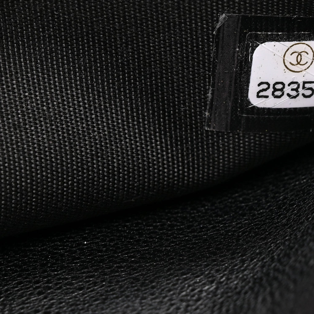 Lambskin Quilted Infinity Wallet On Chain WOC Black wholesalehk.shop