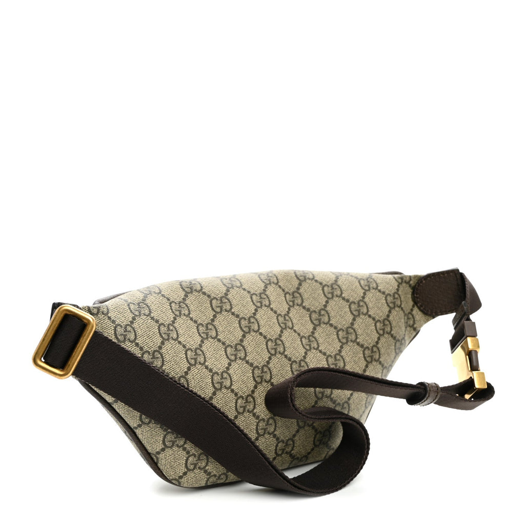 GG Supreme Monogram Web Small Ophidia Belt Bag Beige Ebony New Acero wholesalehk.shop