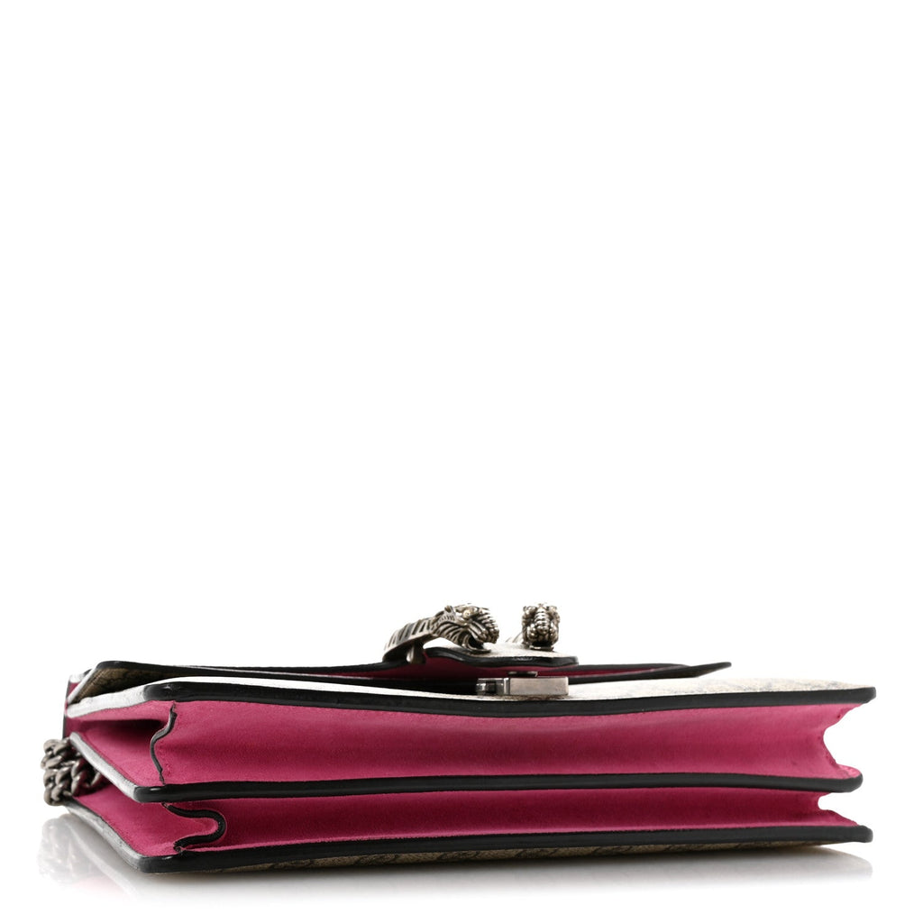GG Supreme Monogram Small Dionysus Shoulder Bag Pink wholesalehk.shop