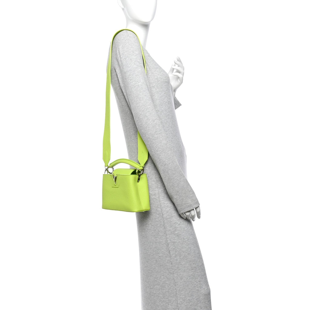 Taurillon Mini Capucines Chartreuse £¨ Direct shipment via from wholesalehk.shop