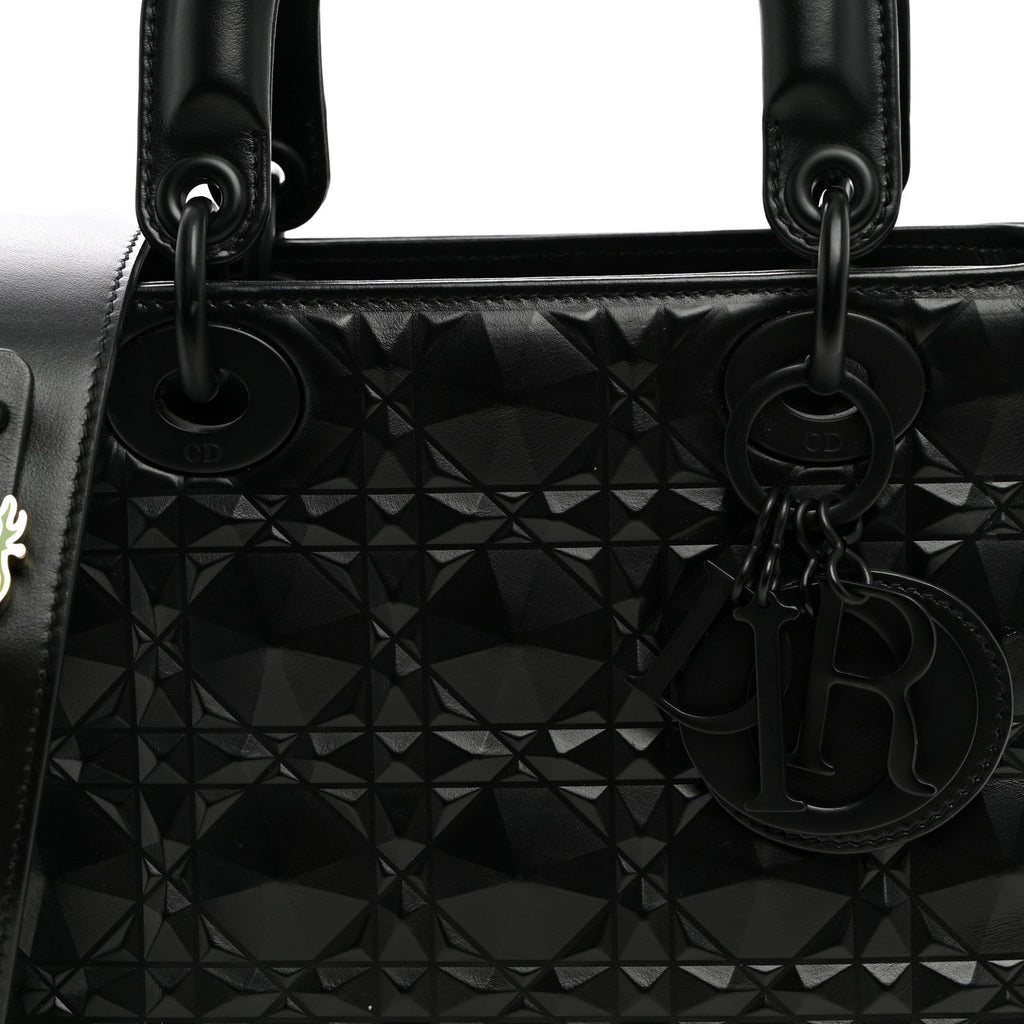 Calfskin Cannage Diamond Small My ABCDior Lady Dior Black wholesalehk.shop