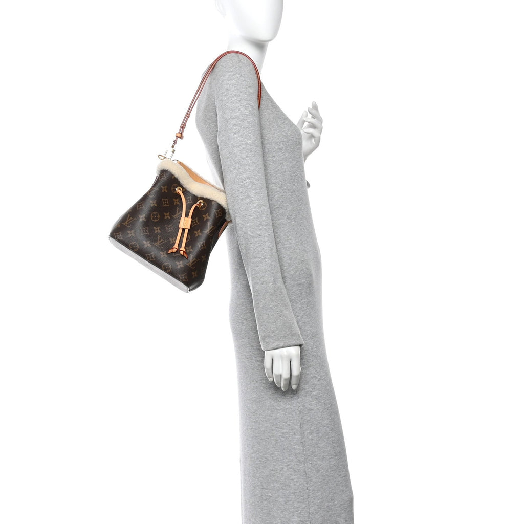 Monogram Shearling Cozygram Neonoe BB £¨ Direct shipment via from wholesalehk.shop